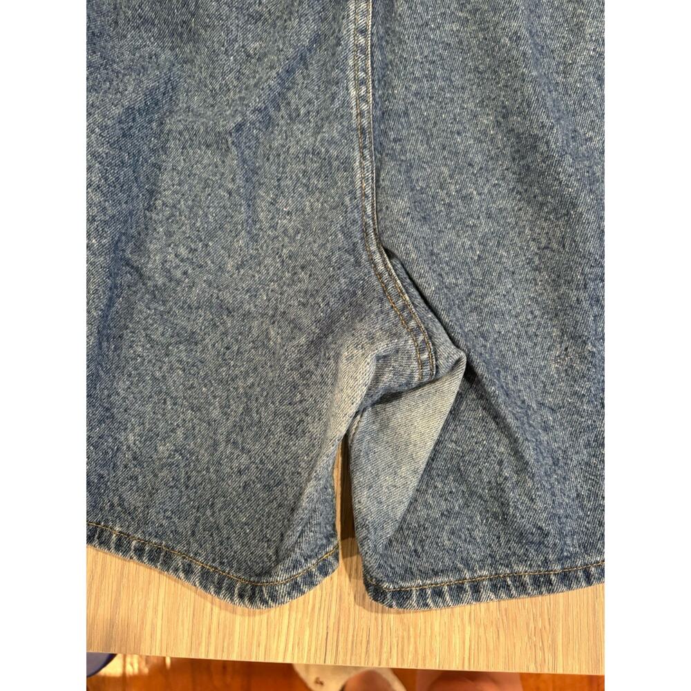 Vintage 90s Lee Women’s High Rise Denim Shorts 20W Made USA Blue Jean - Picture 5 of 10
